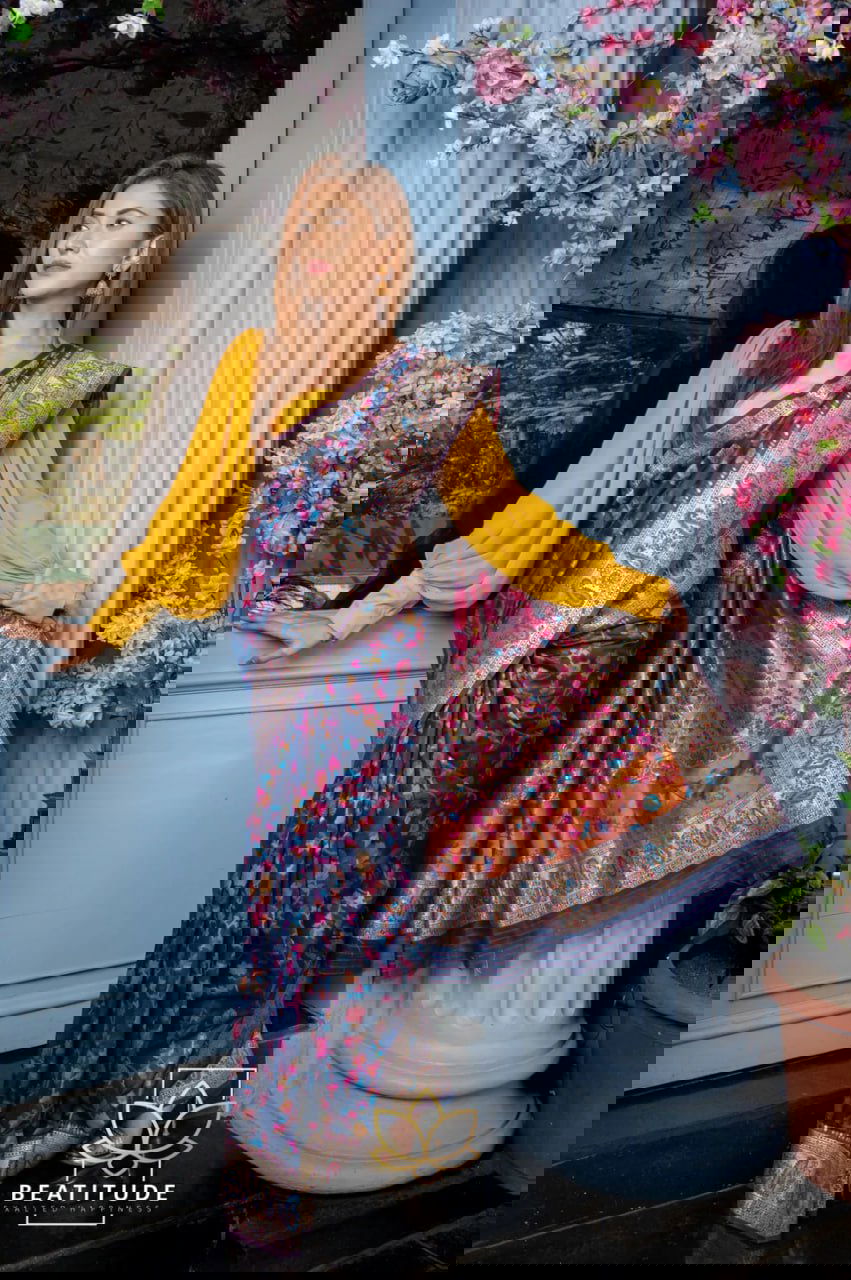 DDF 120 Kashmiri Weaving Designer Sarees Catalog

